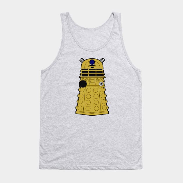 Dalek Dr Who Tank Top by mighty corps studio